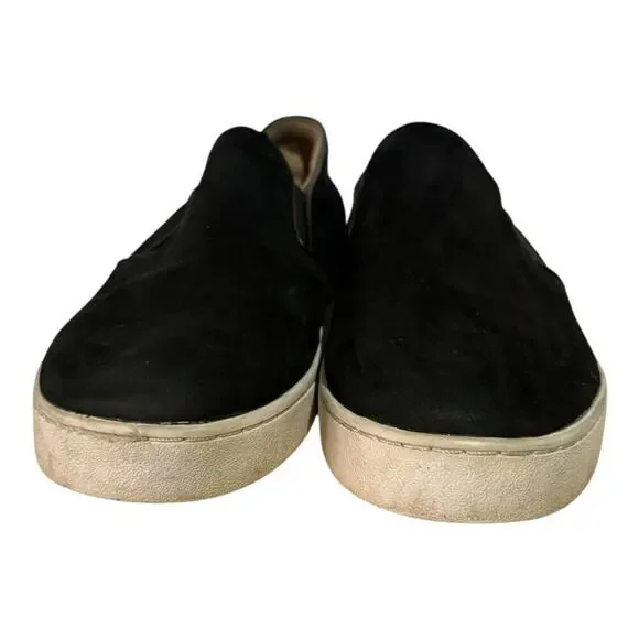 Vionic MIDI Black Suede Slip On Sneakers Women's Size 7 Comfort - Picture 2 of 8
